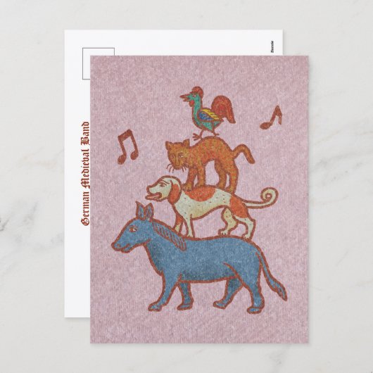 German Medieval Band: Geh Bremen!  シーズンポストカード (正面/裏面)