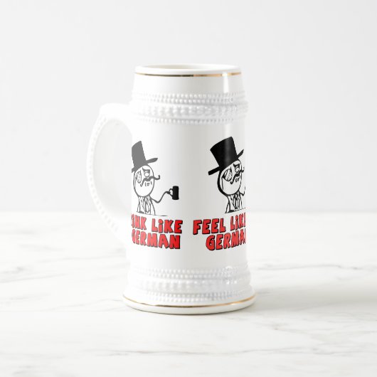 German MEME Beer Mug ビールジョッキ (正面左)