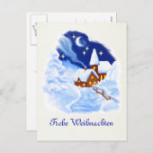 German Merry Christmas Postcard シーズンポストカード (正面/裏面)