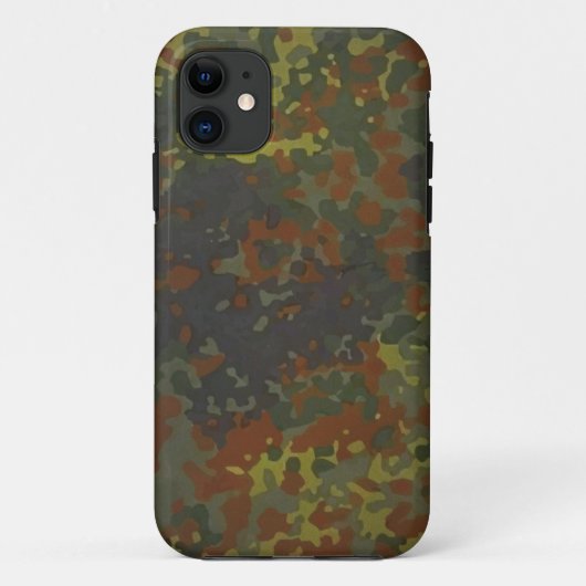 German military Fleck camouflage Case-Mate iPhoneケース (裏面)