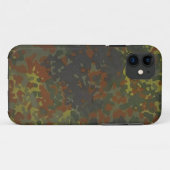 German military Fleck camouflage Case-Mate iPhoneケース (裏面(横))