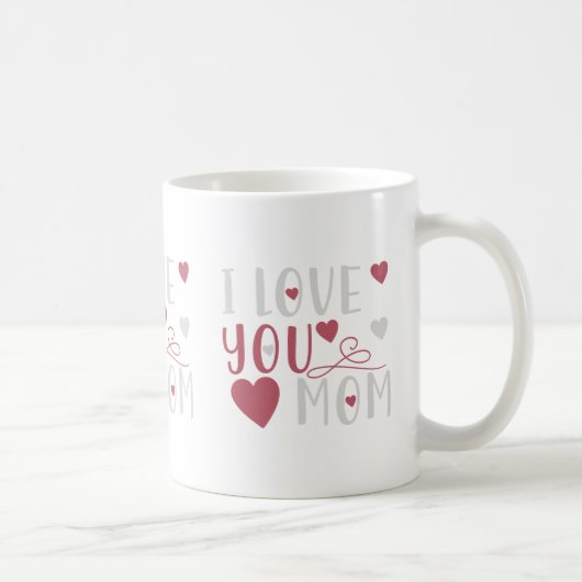 German Mom Pink Typography Dog Lover Coffee Mug コーヒーマグカップ (右)