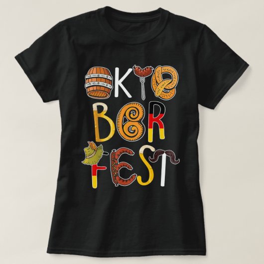 German Oktoberfest Funny Oktoberfest Costume Men O Tシャツ (デザイン正面)