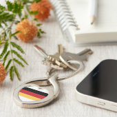 German Oktoberfest Germany Flag Metal Keychain キーホルダー (側面)