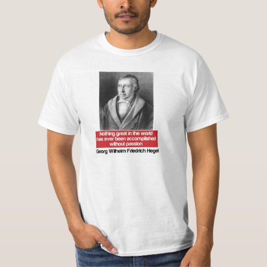 German philosopher Hegel T-Shirt Tシャツ (正面)