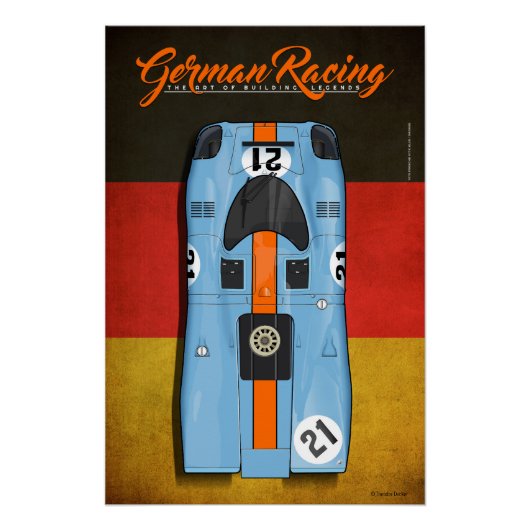German Racing 917 G No.21 ポスター (正面)