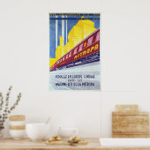 German Railways Poster Who travels by sleeper ポスター (キッチン)