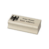 German Republic black eagle emblem address stamp ラバースタンプ (スタンプ)