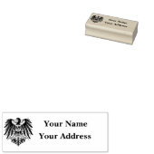German Republic/Imperial eagle address stamp ラバースタンプ (押印)