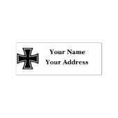 German Republic iron cross emblem address stamp ラバースタンプ (インプリント)