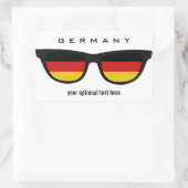 German Shadesのステッカスタムカー 長方形シール (バッグ)