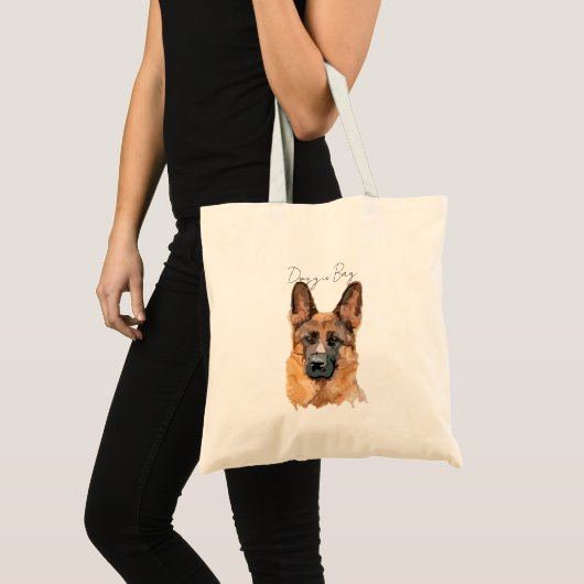 German Shepard トートバッグ (正面(商品))