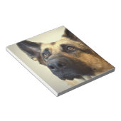 German Shepherd写真メモ帳 ノートパッド (アングル)