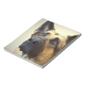 German Shepherd写真メモ帳 ノートパッド (回転)