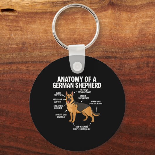 German Shepherd キーホルダー (正面)