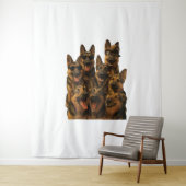 German Shepherd タペストリー (インサイチュ)