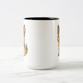 German Shepherd ツートーンマグカップ (中央)