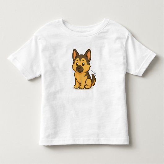 German Shepherd トドラーTシャツ (正面)