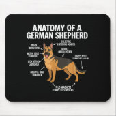 German Shepherd  マウスパッド (正面)