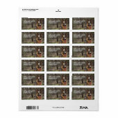 German Shepherd Addressスタンプ ラベル (フルシート)