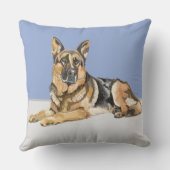 German Shepherd, Alsatian クッション (裏面)