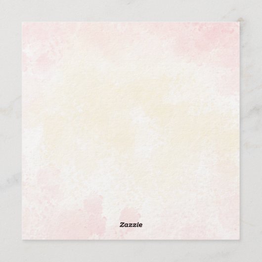 German Shepherd Art 招待状 (裏面)