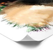 German Shepherd Art Print ポスター (角)