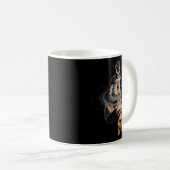 GERMAN SHEPHERD Baby Reflection Mirror GERMAN SHEP コーヒーマグカップ (正面右)