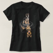 GERMAN SHEPHERD Baby Reflection Mirror GERMAN SHEP Tシャツ (デザイン正面)