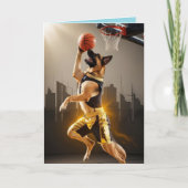 German Shepherd Basketball カード (正面)