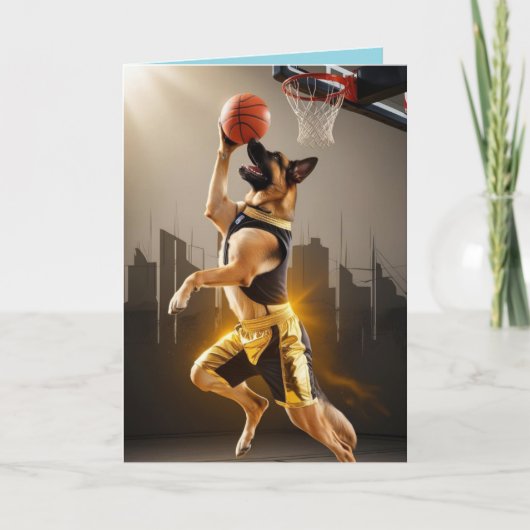German Shepherd Basketball カード (正面)