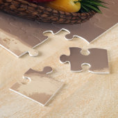 German Shepherd Beach Relax Scene ジグソーパズル (側面)