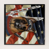 GERMAN SHEPHERD BIATHLON  ジグソーパズル (横)