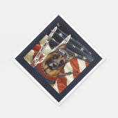 GERMAN SHEPHERD BIATHLON  スタンダードランチョンナプキン (角)