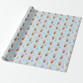 German Shepherd Birthday Gift Wrapping Paper  ラッピングペーパー (アンロールド)