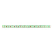 German Shepherd Birthday Satin Ribbon in Green サテンリボン (正面)