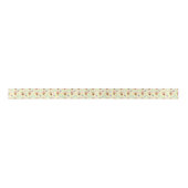 German Shepherd Birthday Satin Ribbon in Yellow サテンリボン (正面)