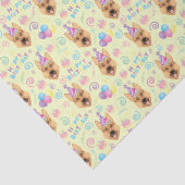 German Shepherd Birthday Tissue Paper in Yellow 薄葉紙 (詳細)