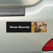 German Shepherd Bumper Sticker バンパーステッカー (車上)