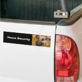 German Shepherd Bumper Sticker バンパーステッカー (トラック上)