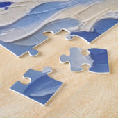 German Shepherd Christmas Boat Holiday ジグソーパズル (側面)