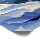 German Shepherd Christmas Boat Holiday ポスター (角)