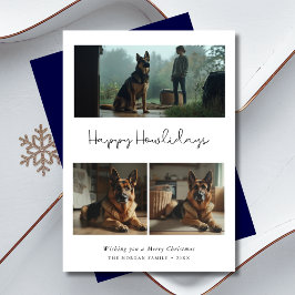 German Shepherd Christmas Happy Howlidaysの写真 シーズンカード