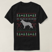 German Shepherd Christmas Ugly Sweater Funny Dog L Tシャツ (デザイン正面)