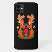 German Shepherd Cute Christmas Case-Mate iPhoneケース (裏面)