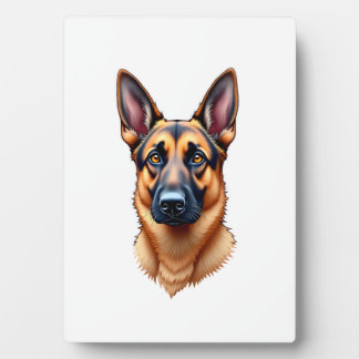 German Shepherd Cute Puppy Dog (3) フォトプラーク