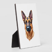 German Shepherd Cute Puppy Dog (3) フォトプラーク (側面)