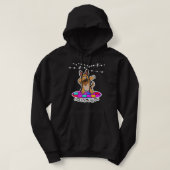 German Shepherd Dabbing Dare to be Different pet d パーカ (デザイン正面)
