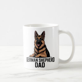 german shepherd dad german shepher lover dog cofee コーヒーマグカップ