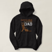 German Shepherd Dad Owner Shepard German Dog Lover パーカ (デザイン正面)